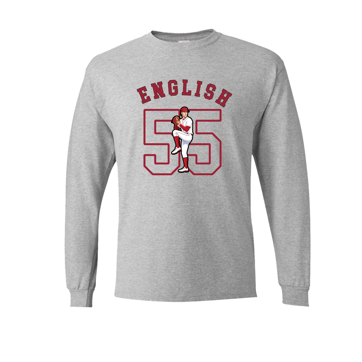 Long Sleeve Tee — Shirsey Arch in Grey