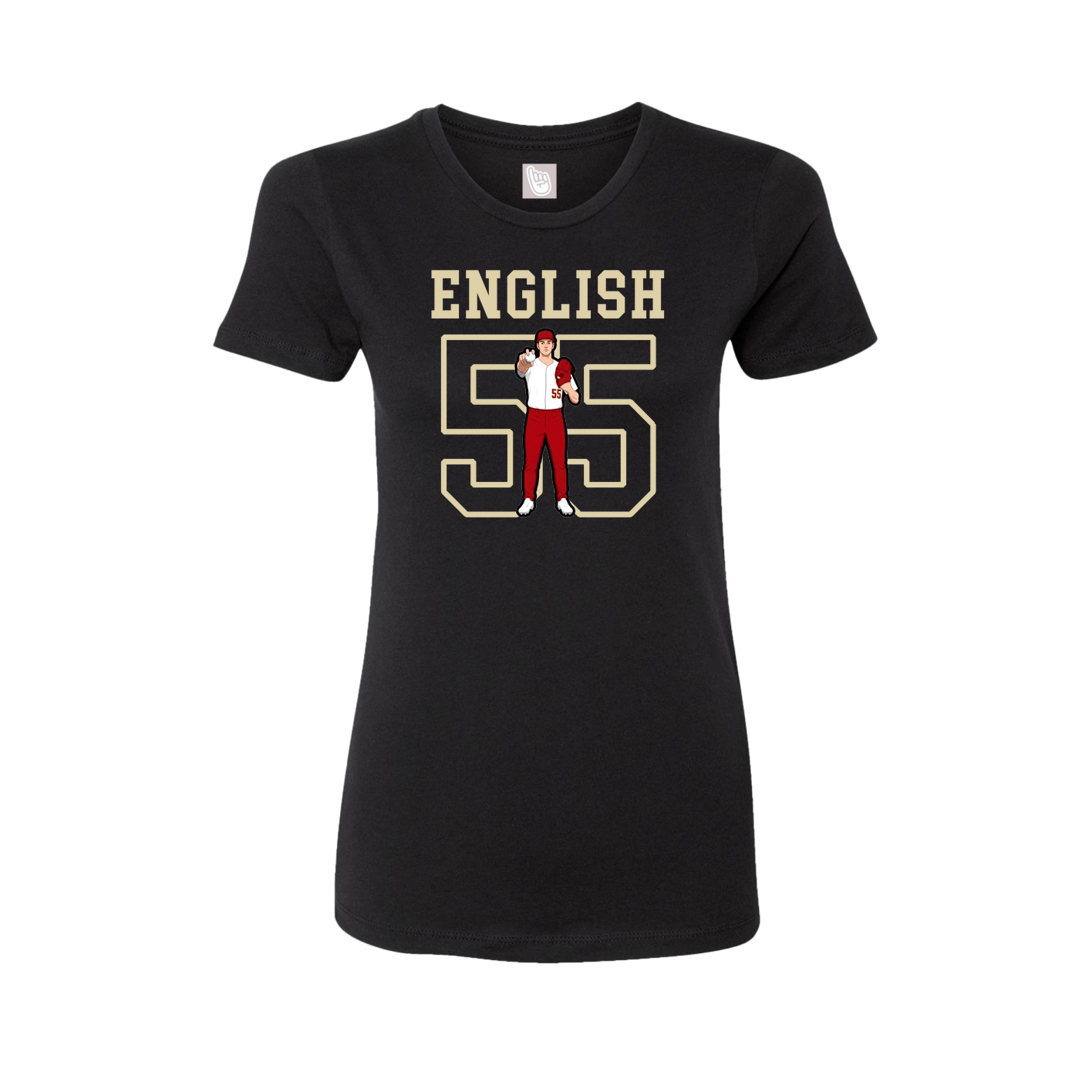 Fitted Women's Tee — Shirsey in Black