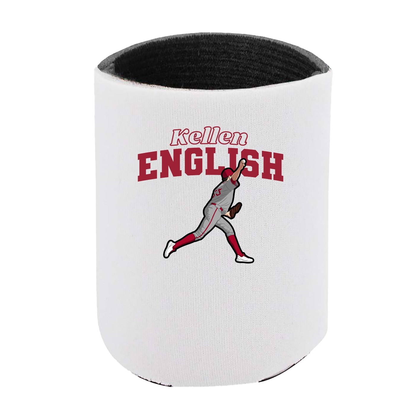 Can Holder — Name Arch in White