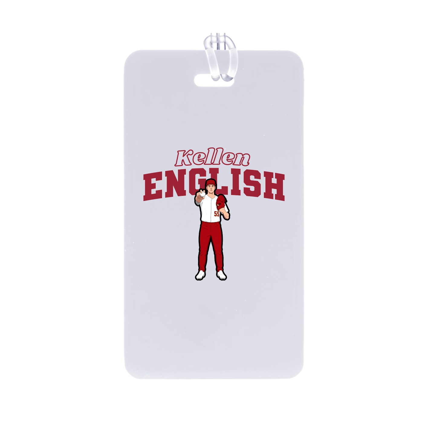 Bag Tag — Name Arch in Classic