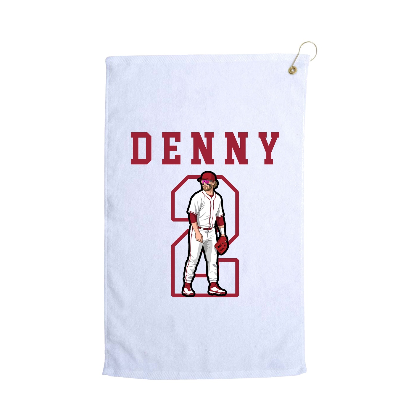 Golf Towel — Shirsey in White