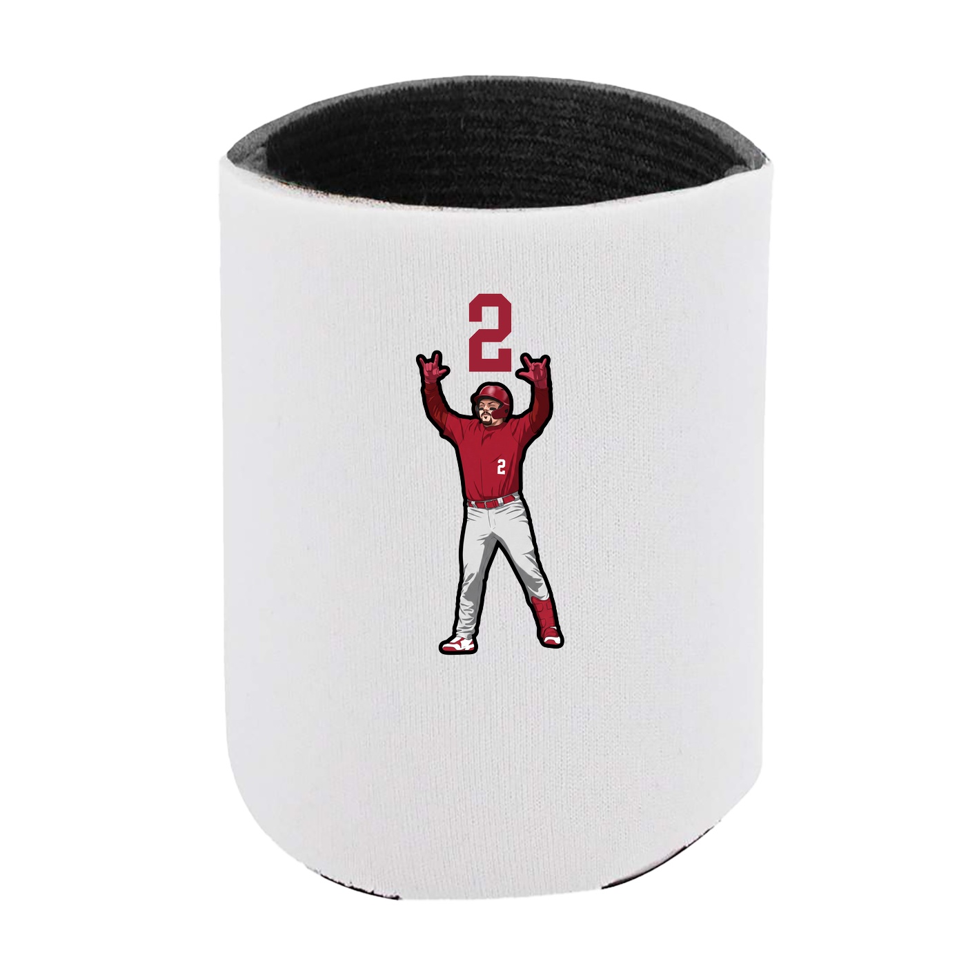Can Holder — Number Top in White