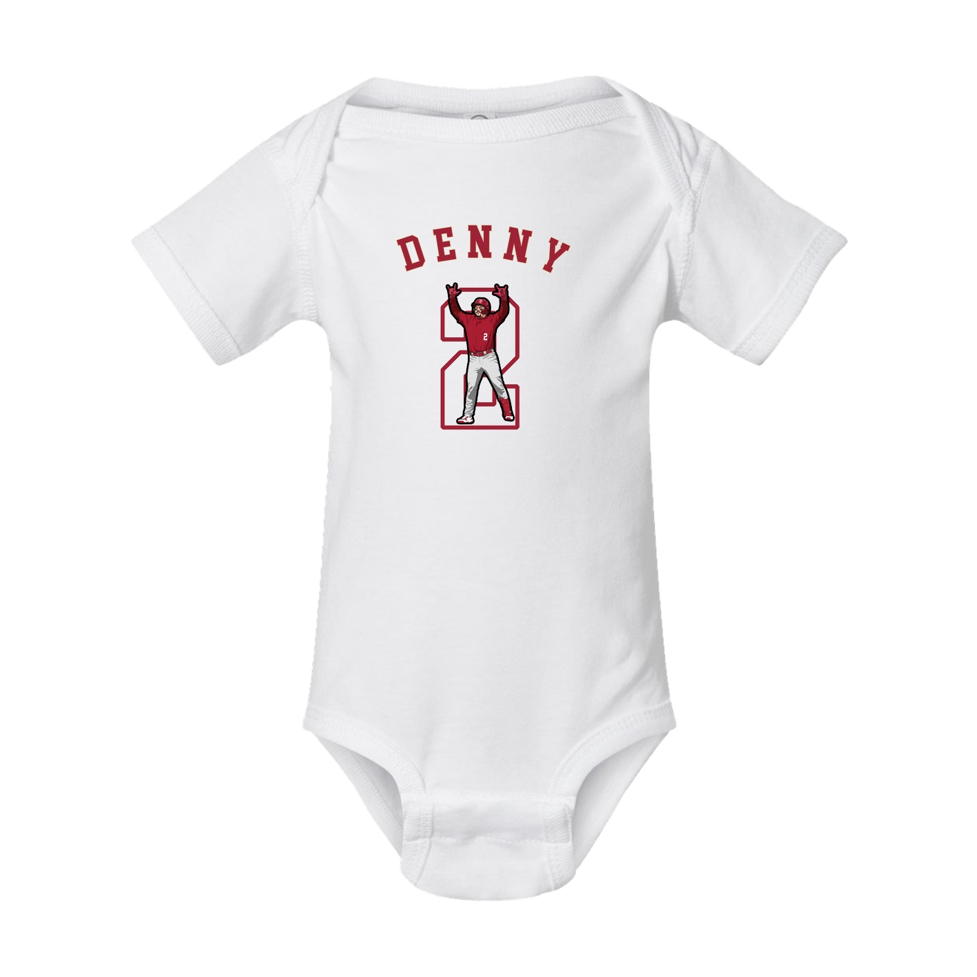 Baby Onesie — Shirsey Arch in White