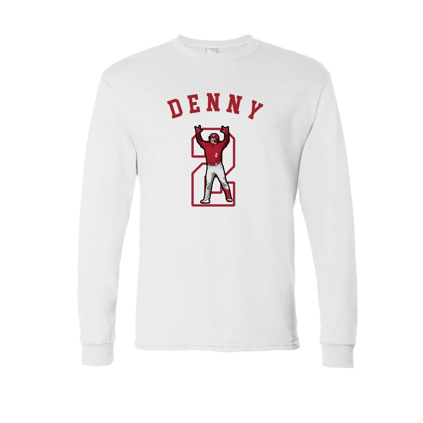 Long Sleeve Tee — Shirsey Arch in White