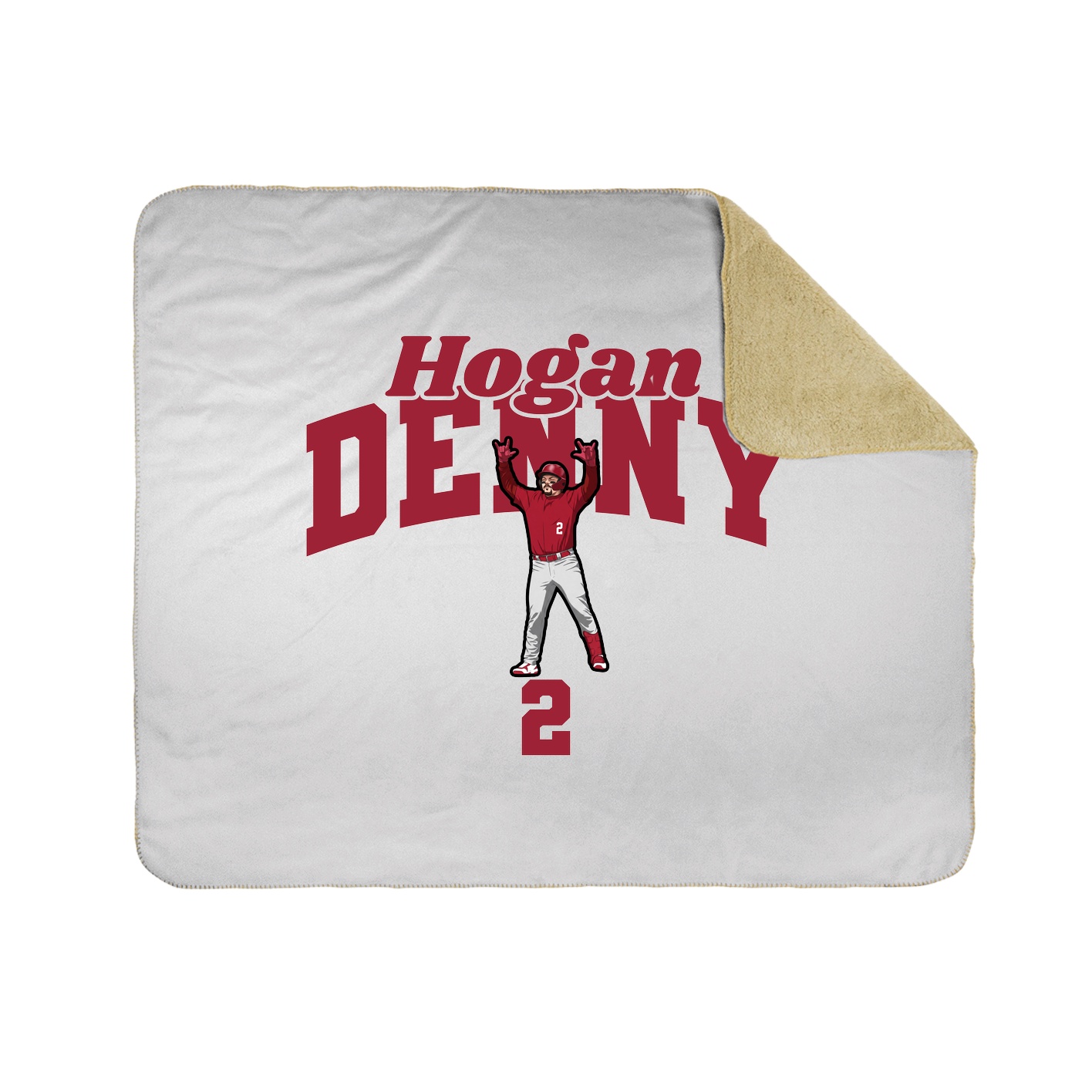 Throw Blanket — Signature Arch in White