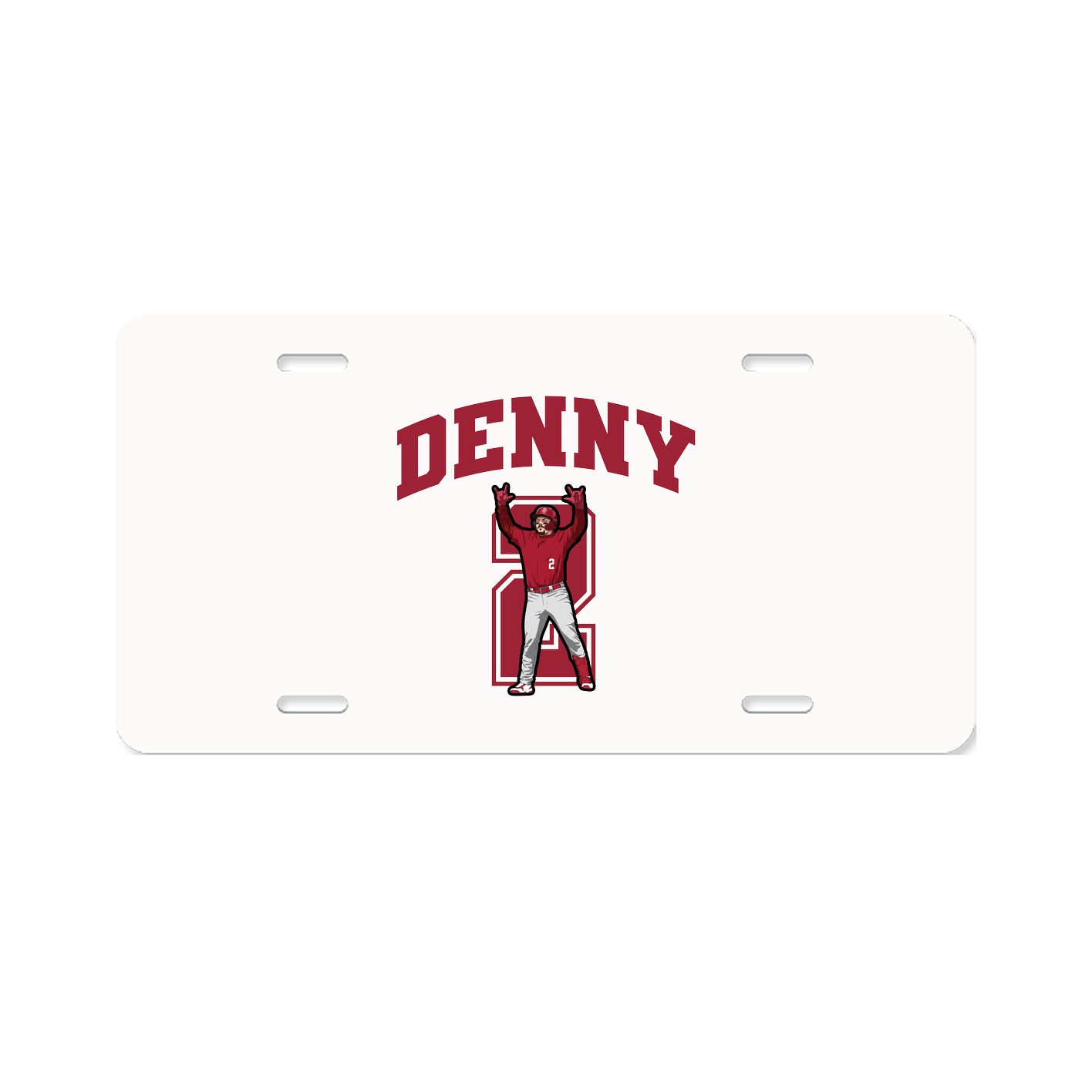 License Plate — Number in Classic