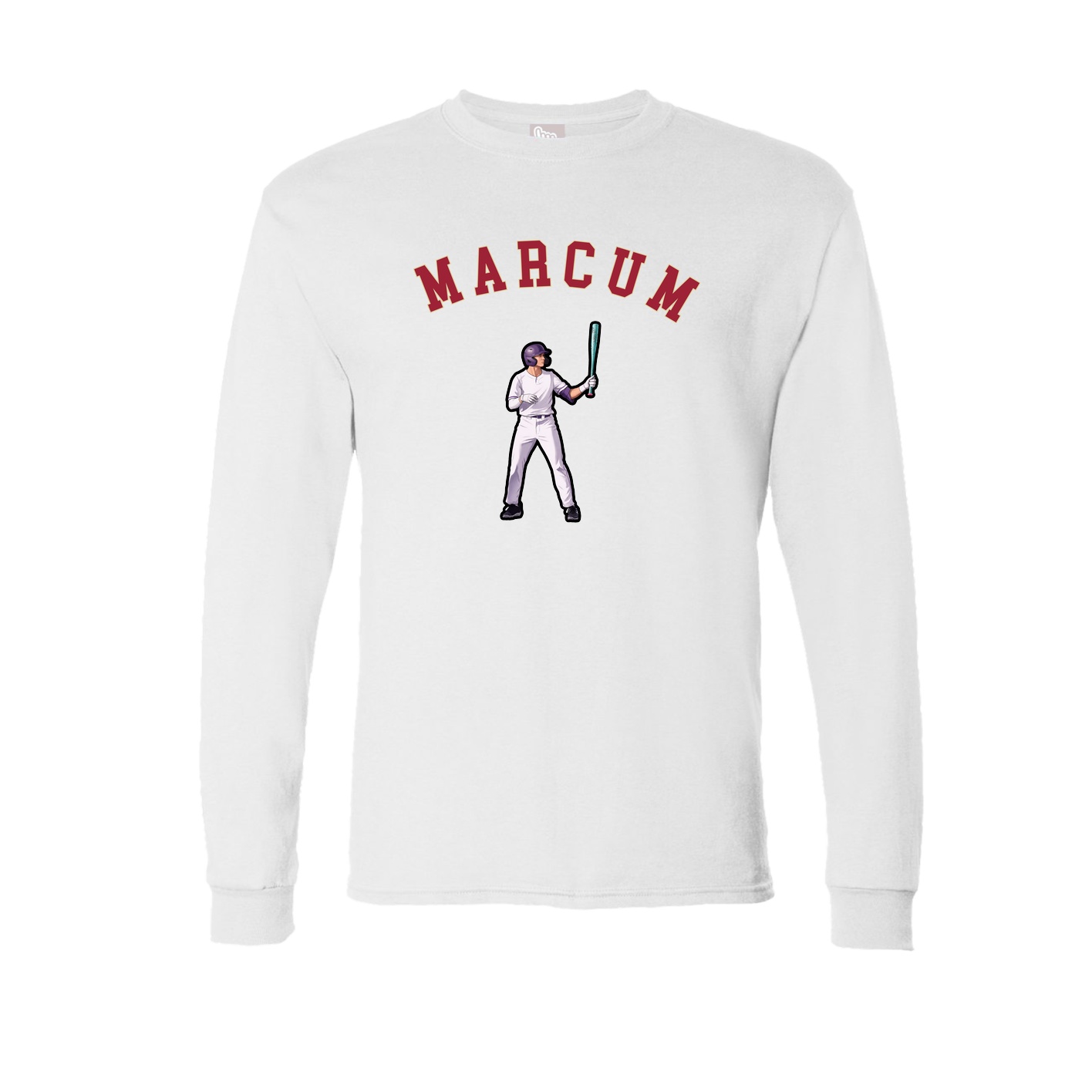 Long Sleeve Tee — Shirsey Arch in White
