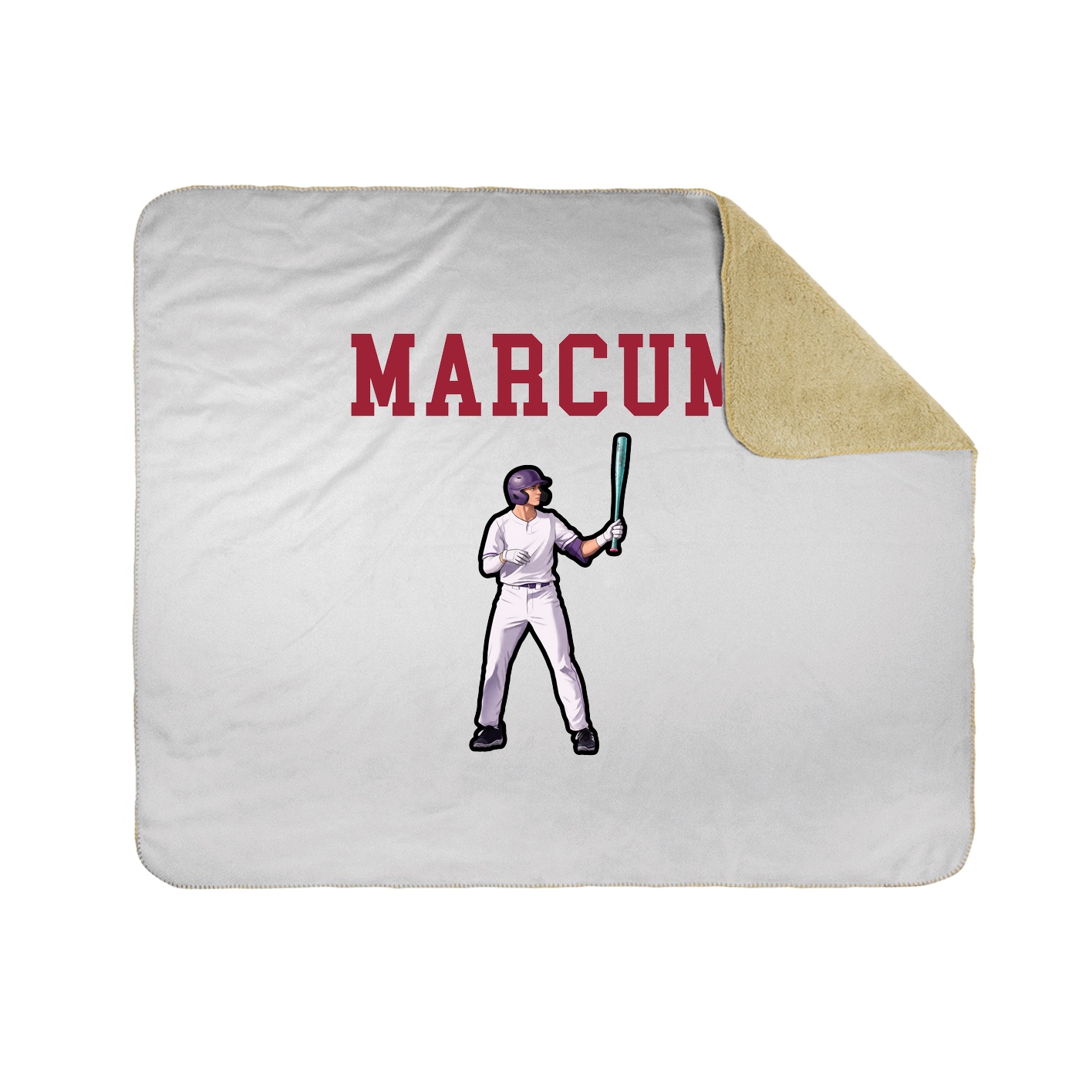 Throw Blanket — Shirsey in White