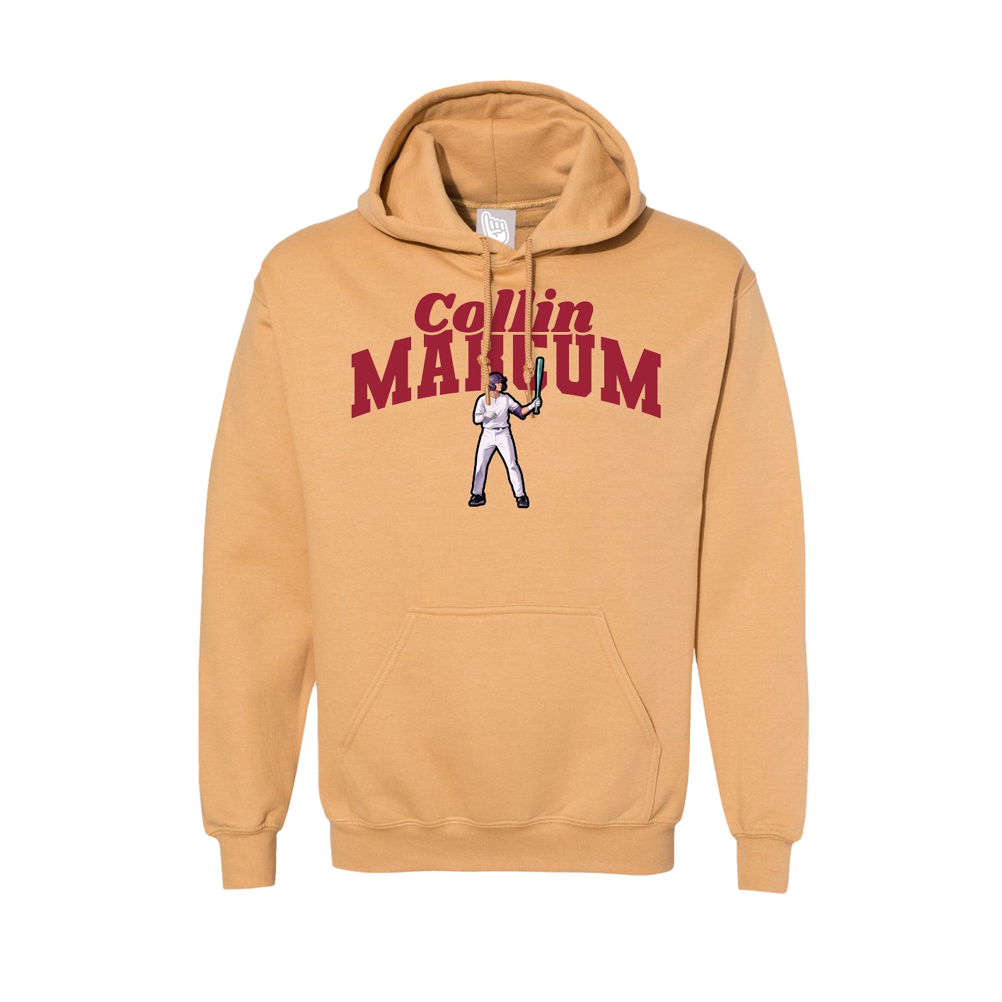 Hoodie — Signature Arch in Vegas Gold