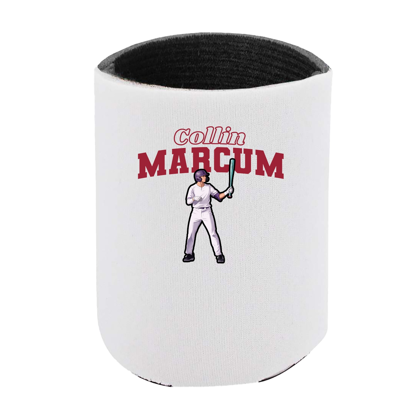 Can Holder — Name Arch in White