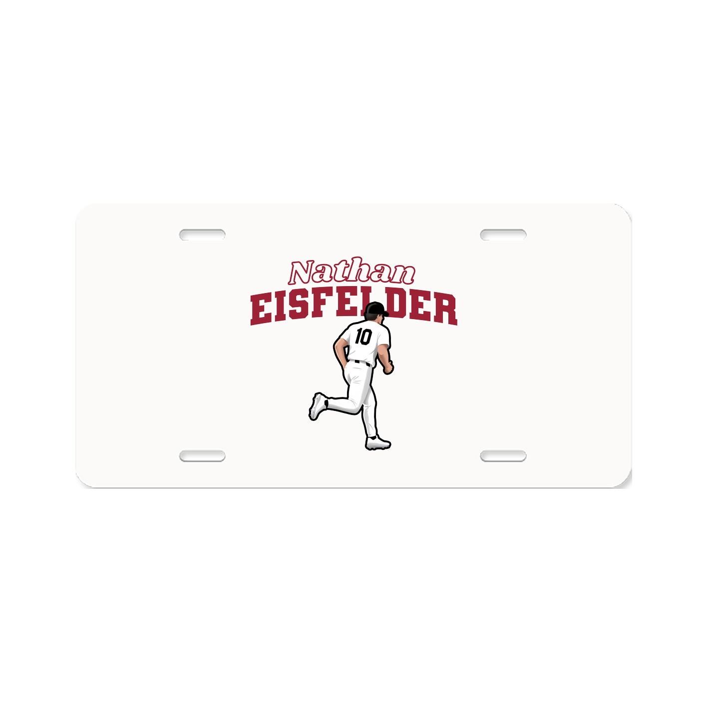 License Plate — Name Arch in Classic