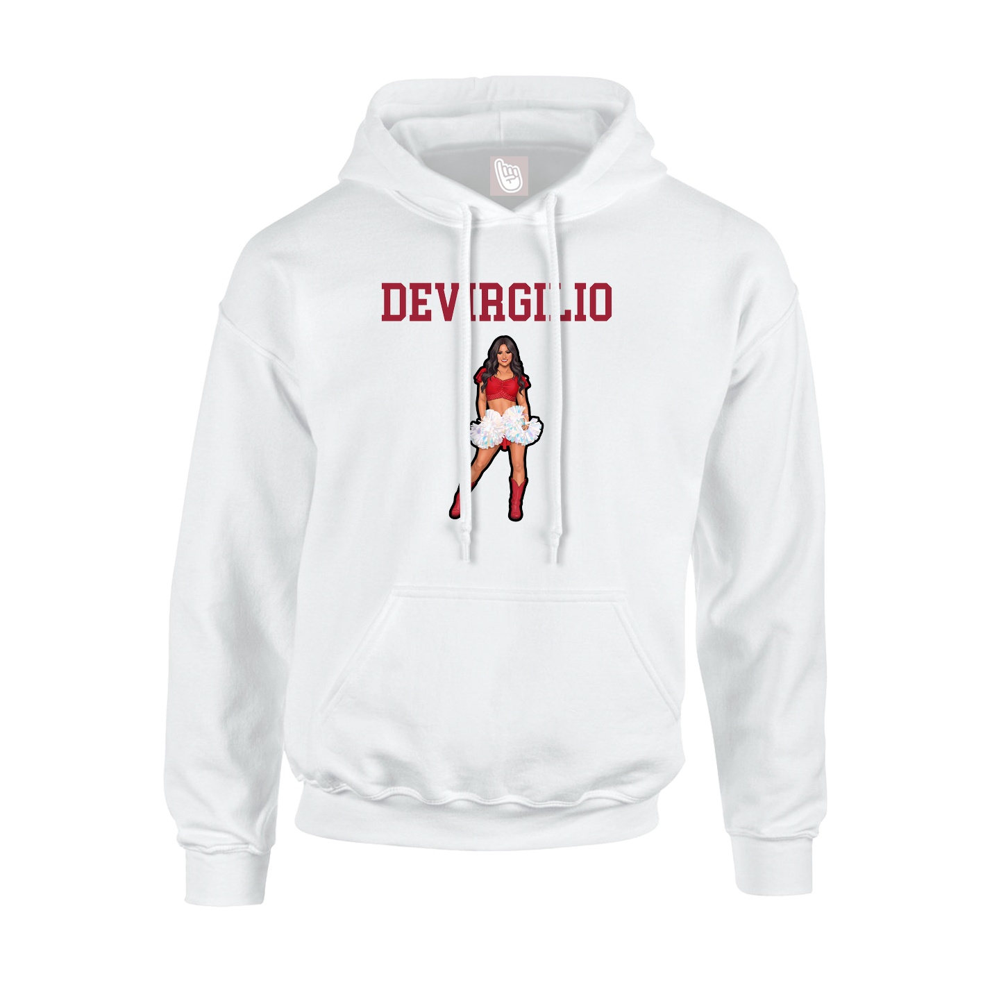 Hoodie — Shirsey in White