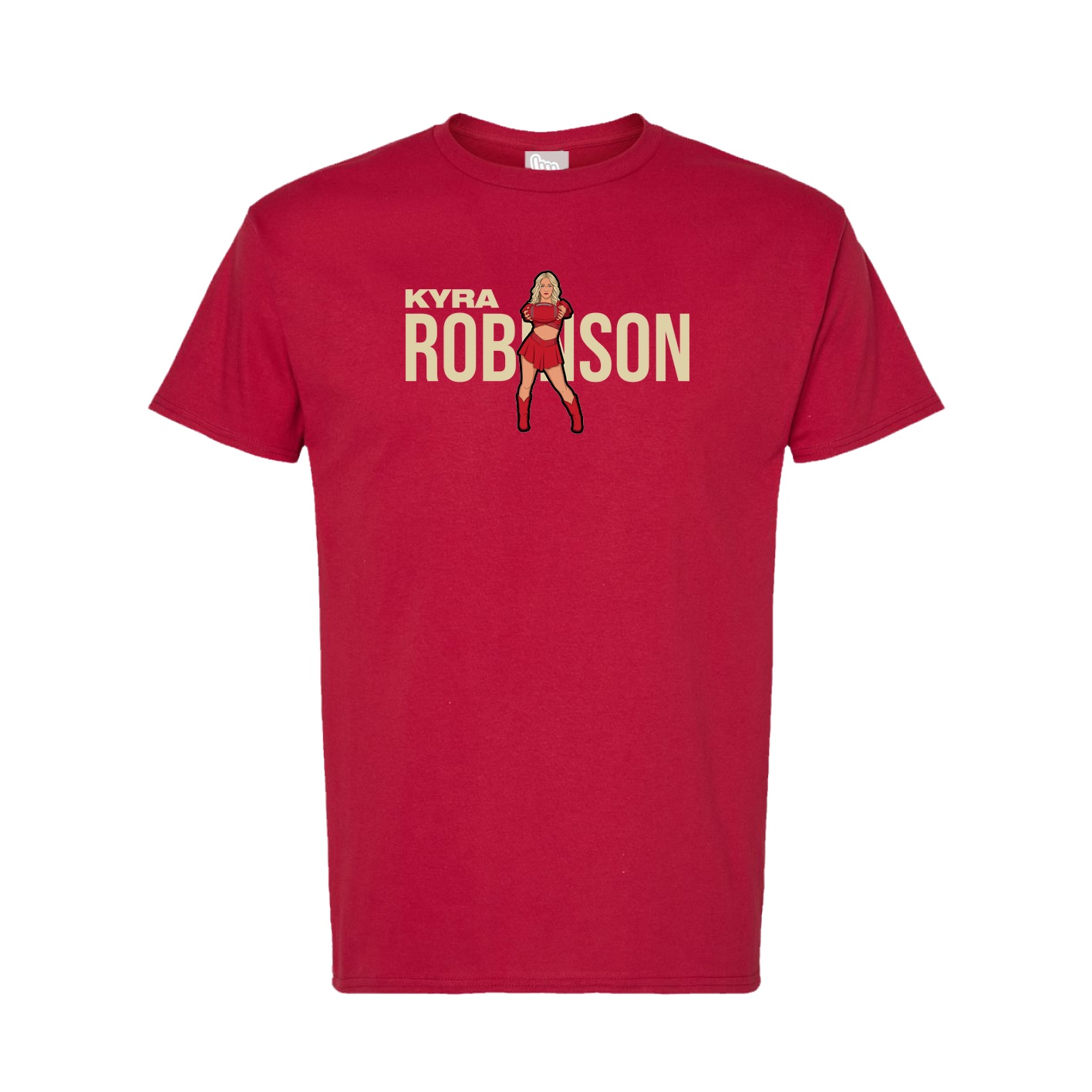 Tee — Player Name in Crimson