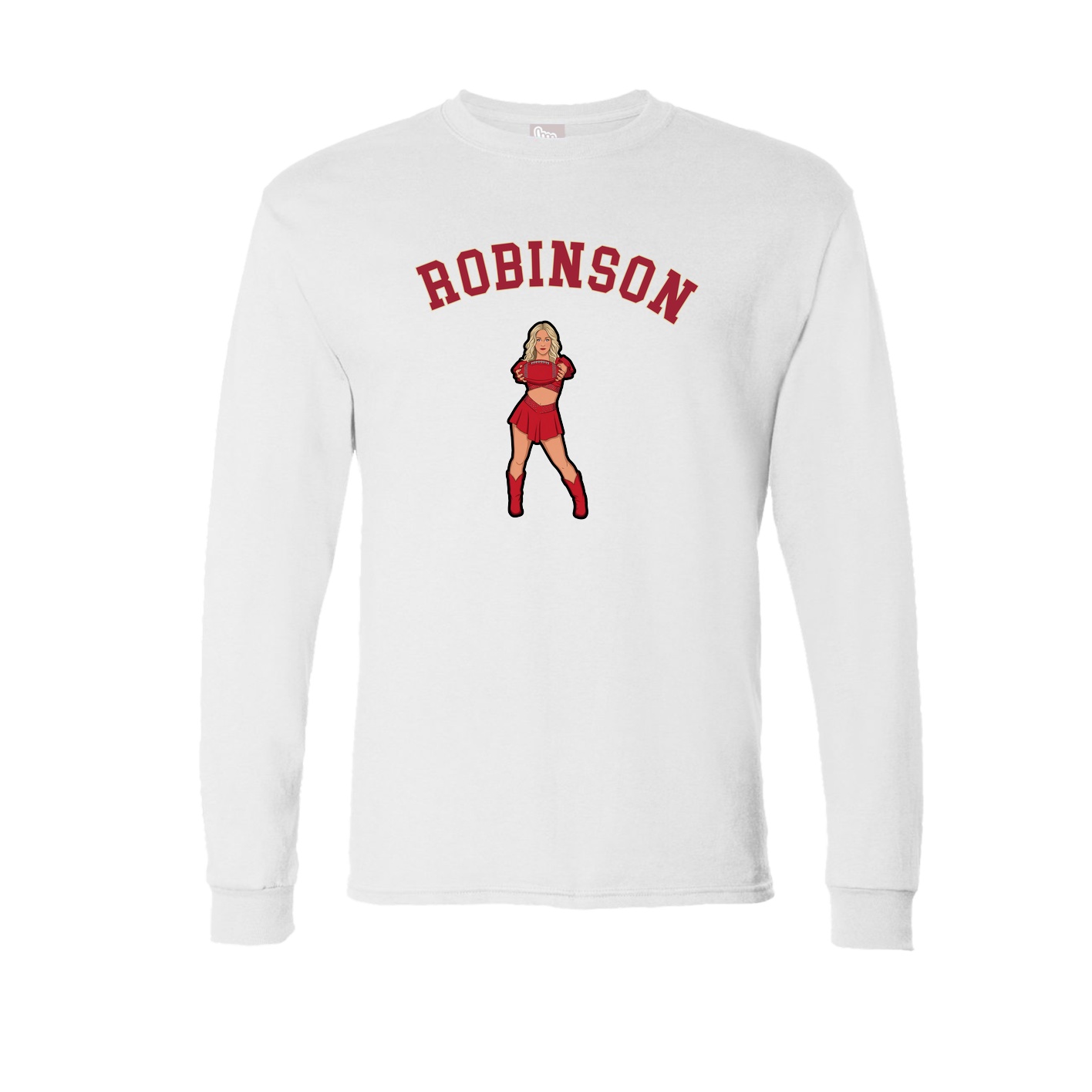 Long Sleeve Tee — Shirsey Arch in White