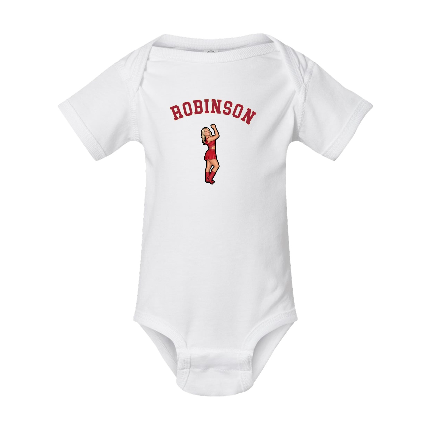 Baby Onesie — Shirsey Arch in White