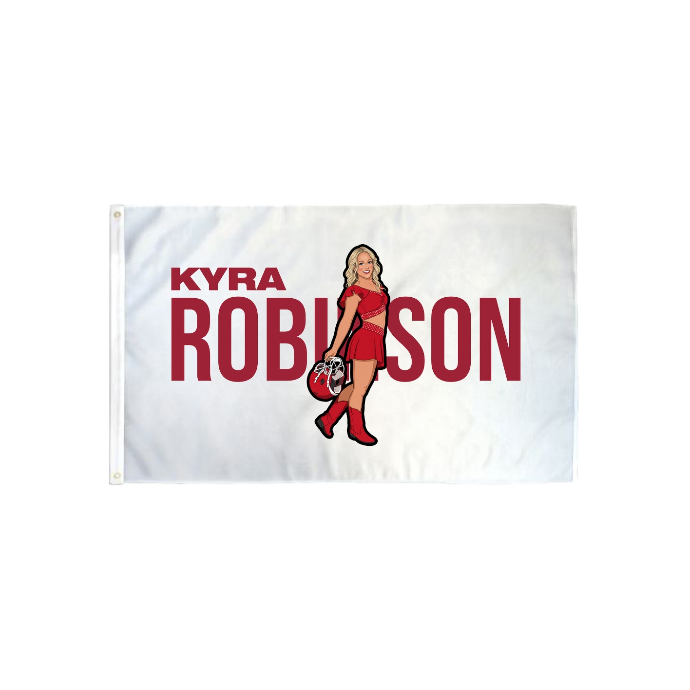 3x5 Flag — Player Name in Classic