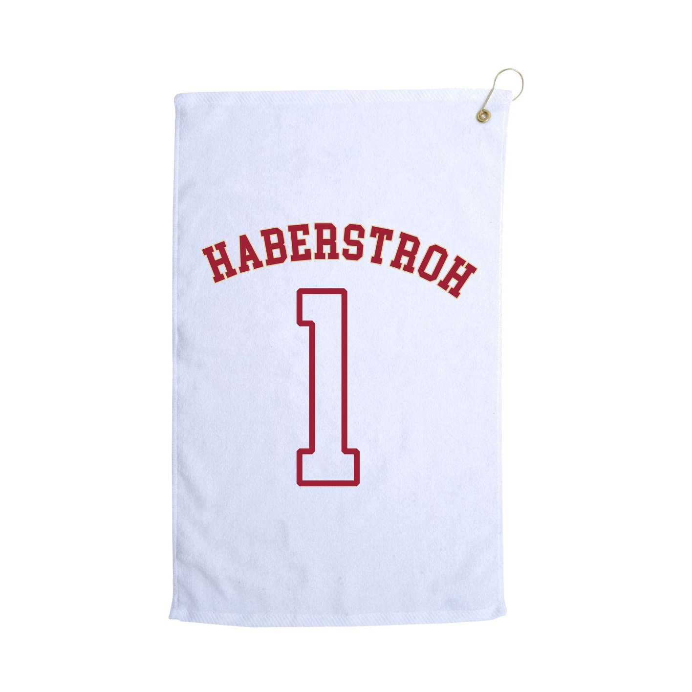 Golf Towel — Shirsey Arch in White