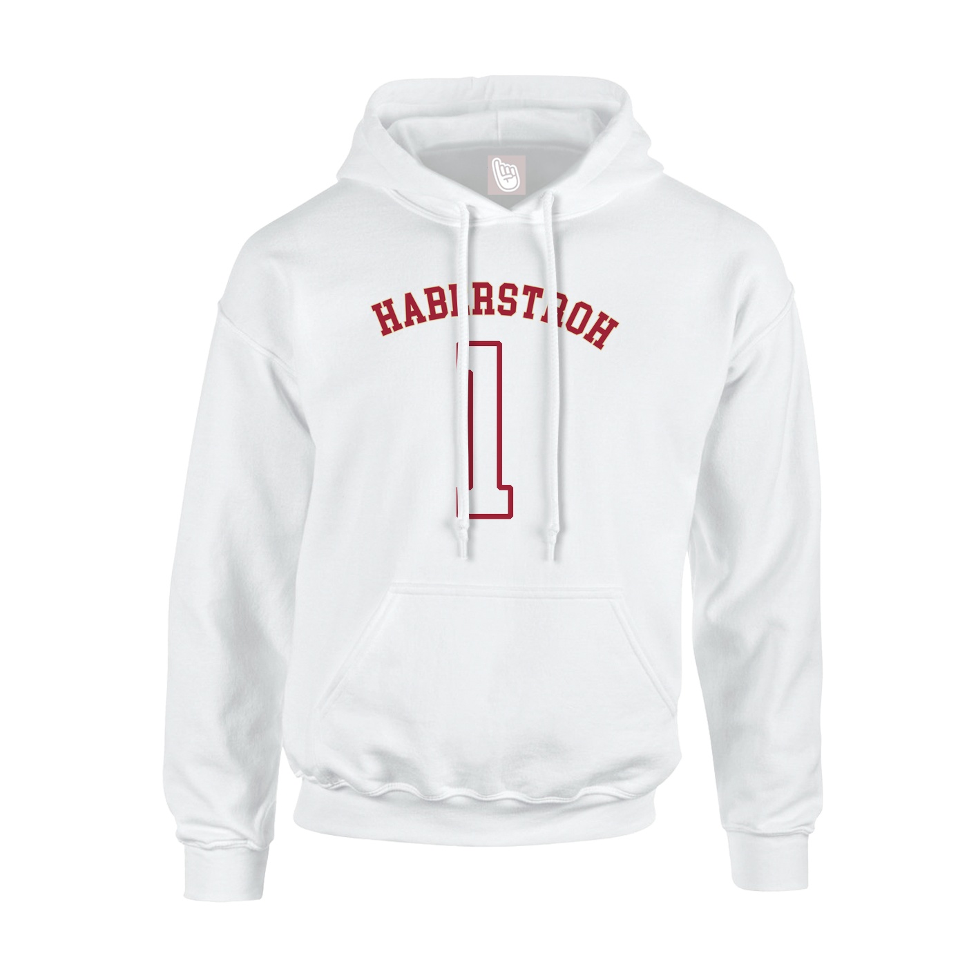 Youth Hoodie — Shirsey Arch in White