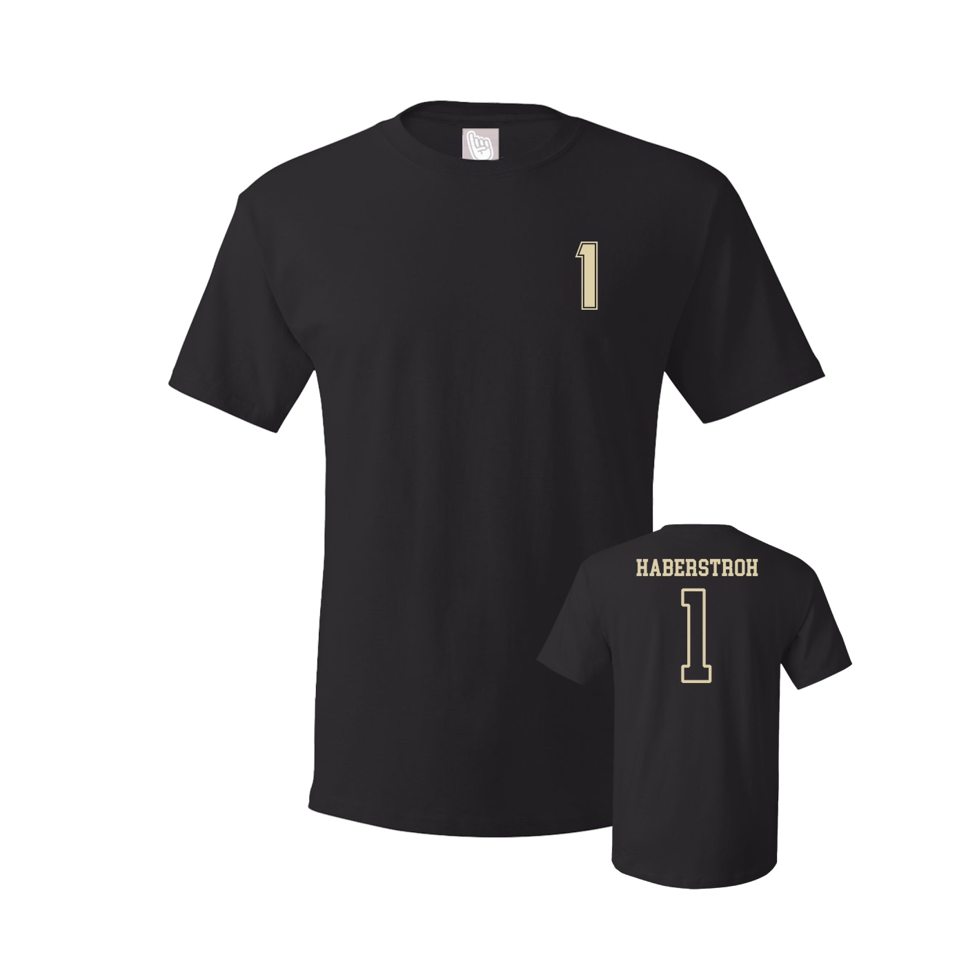 Youth Tee — Chest Back in Black