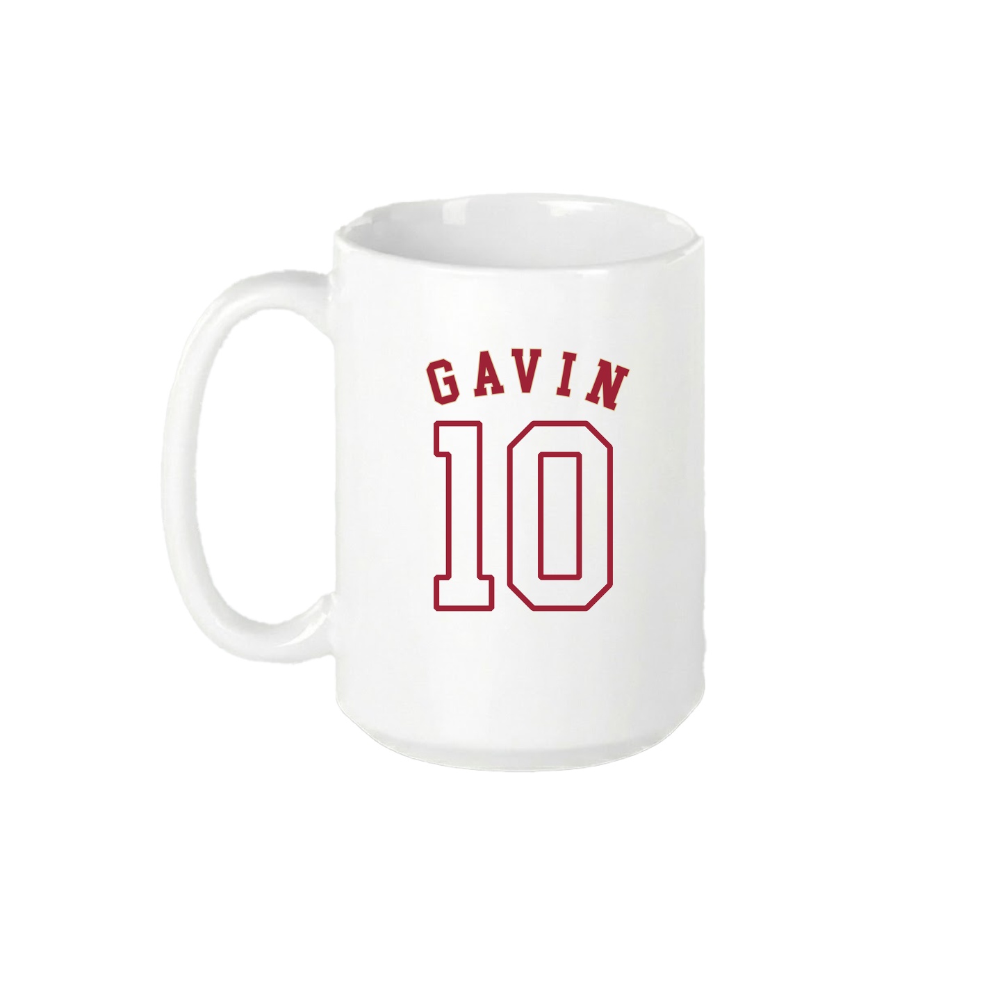 15oz Coffee Mug — Shirsey Arch in White