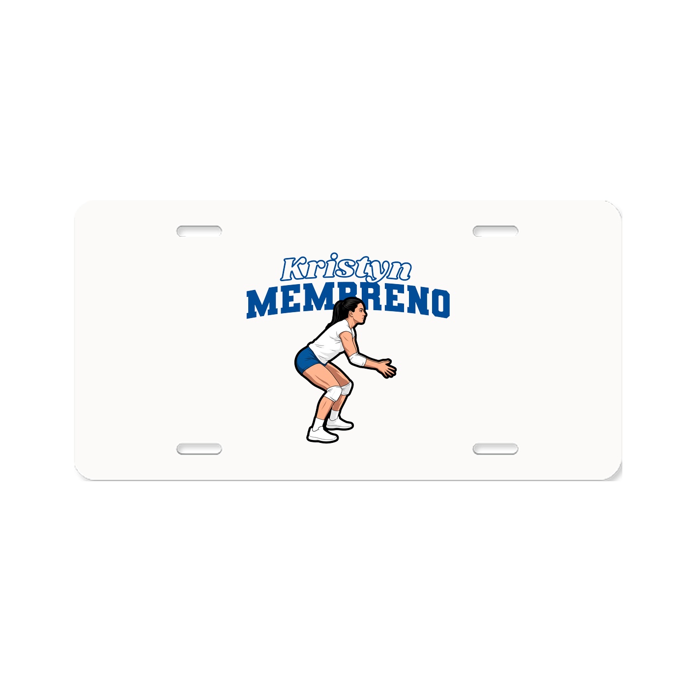 License Plate — Name Arch in Classic