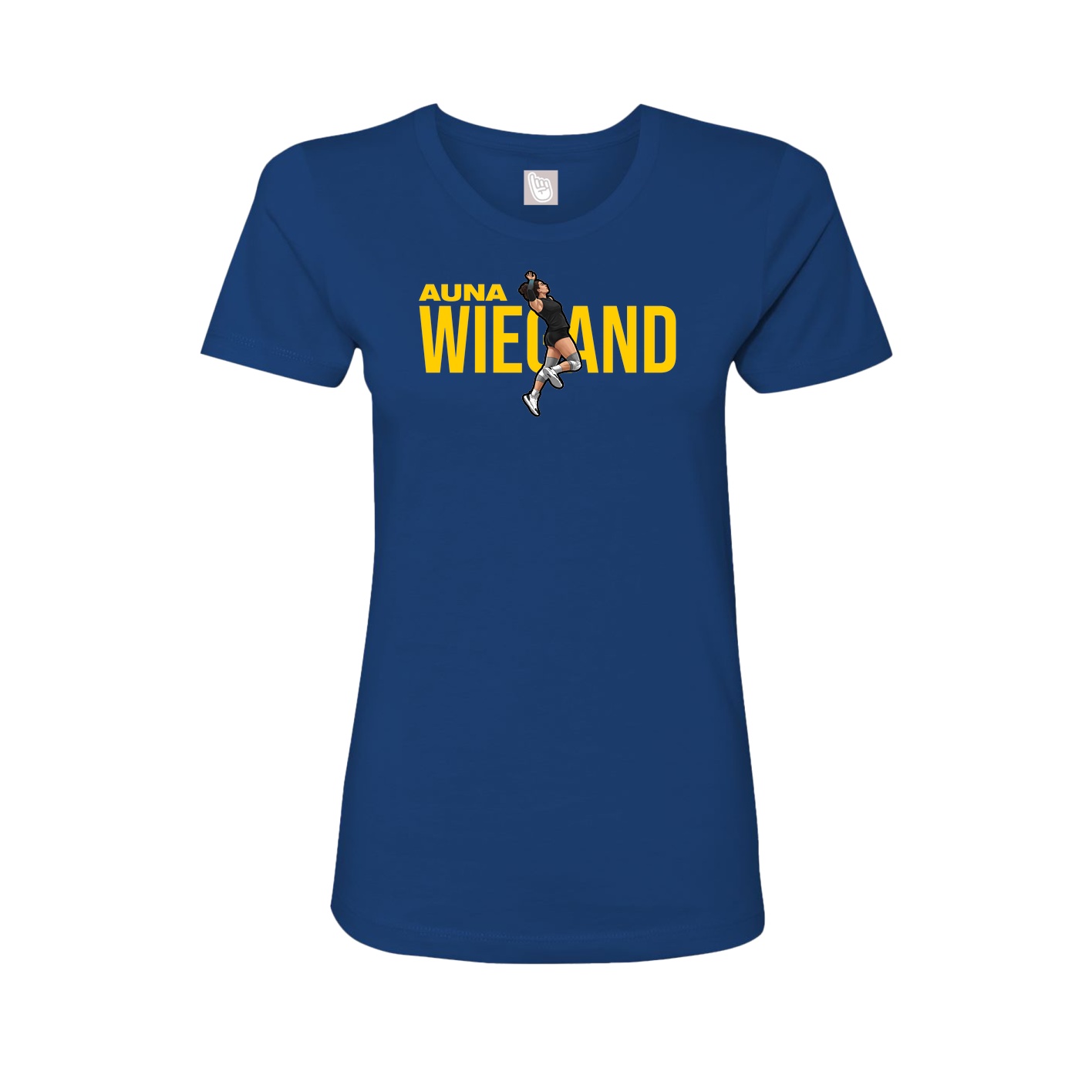 Womens Tee — Player Name in Royal