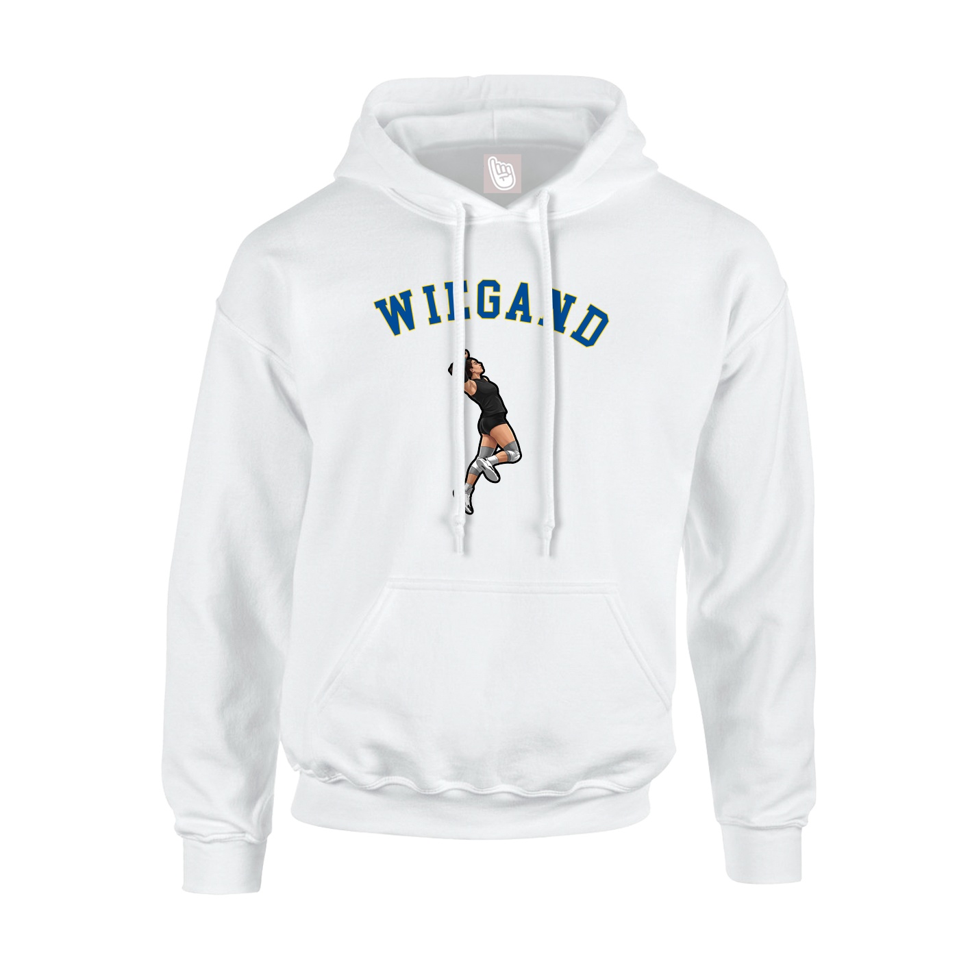 Youth Hoodie — Shirsey Arch in White