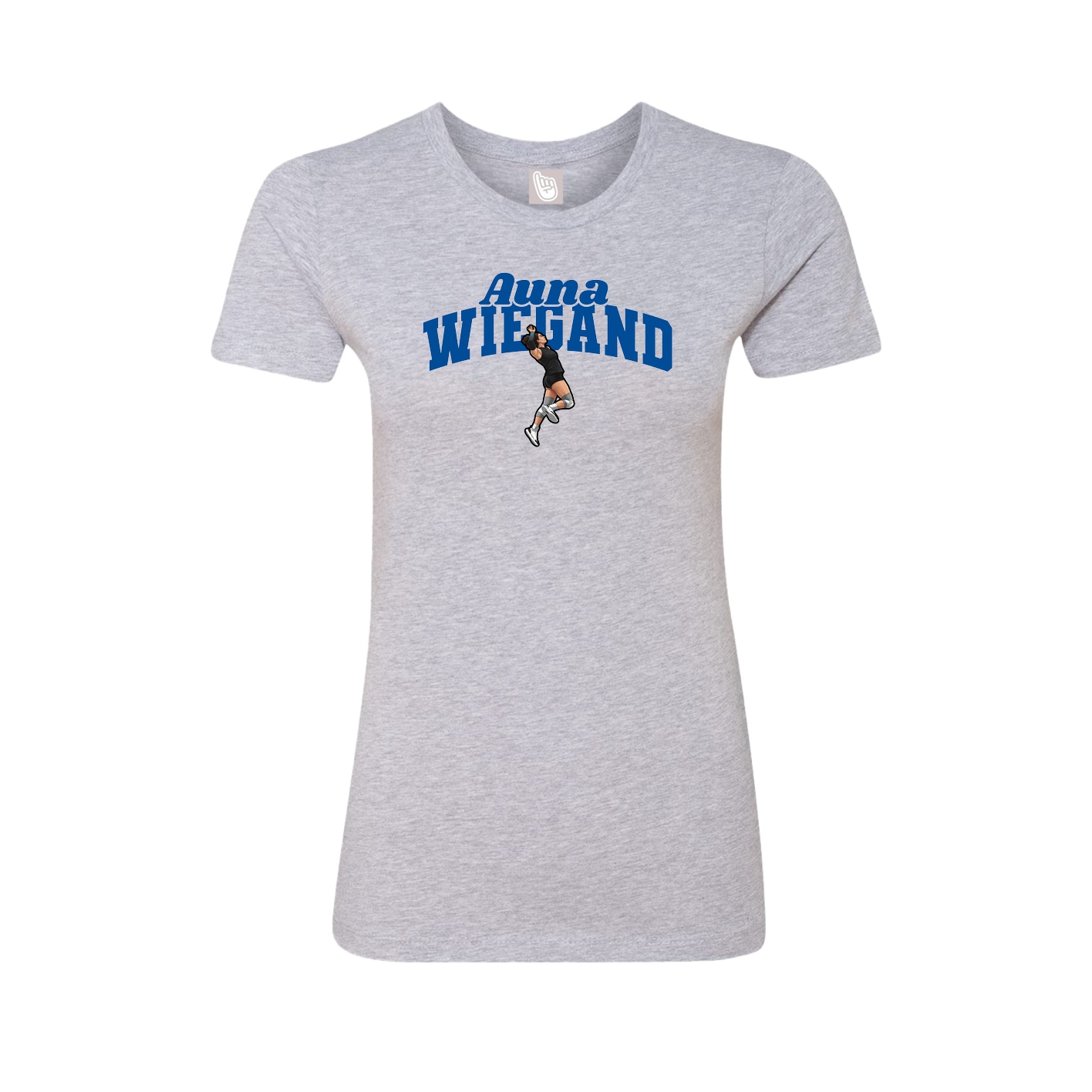 Womens Tee — Signature Arch in Grey