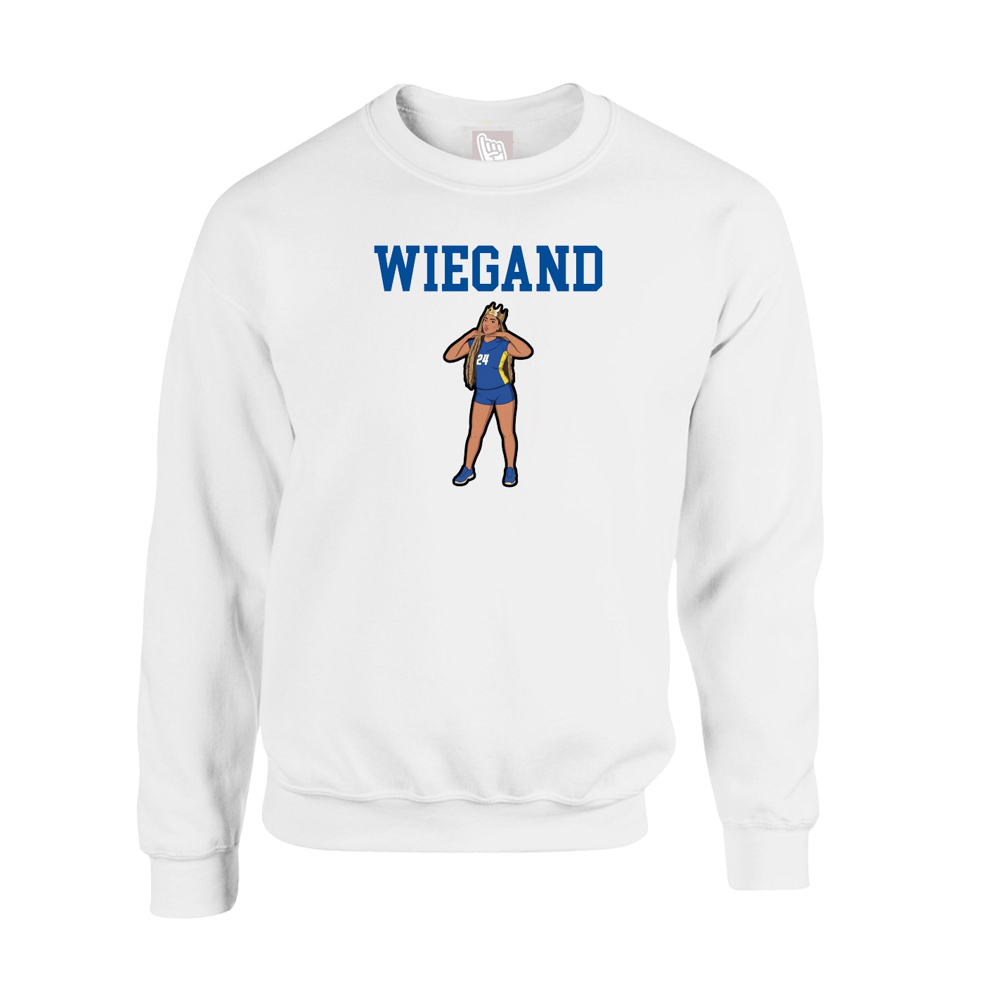 Fleece Crew — Shirsey in White