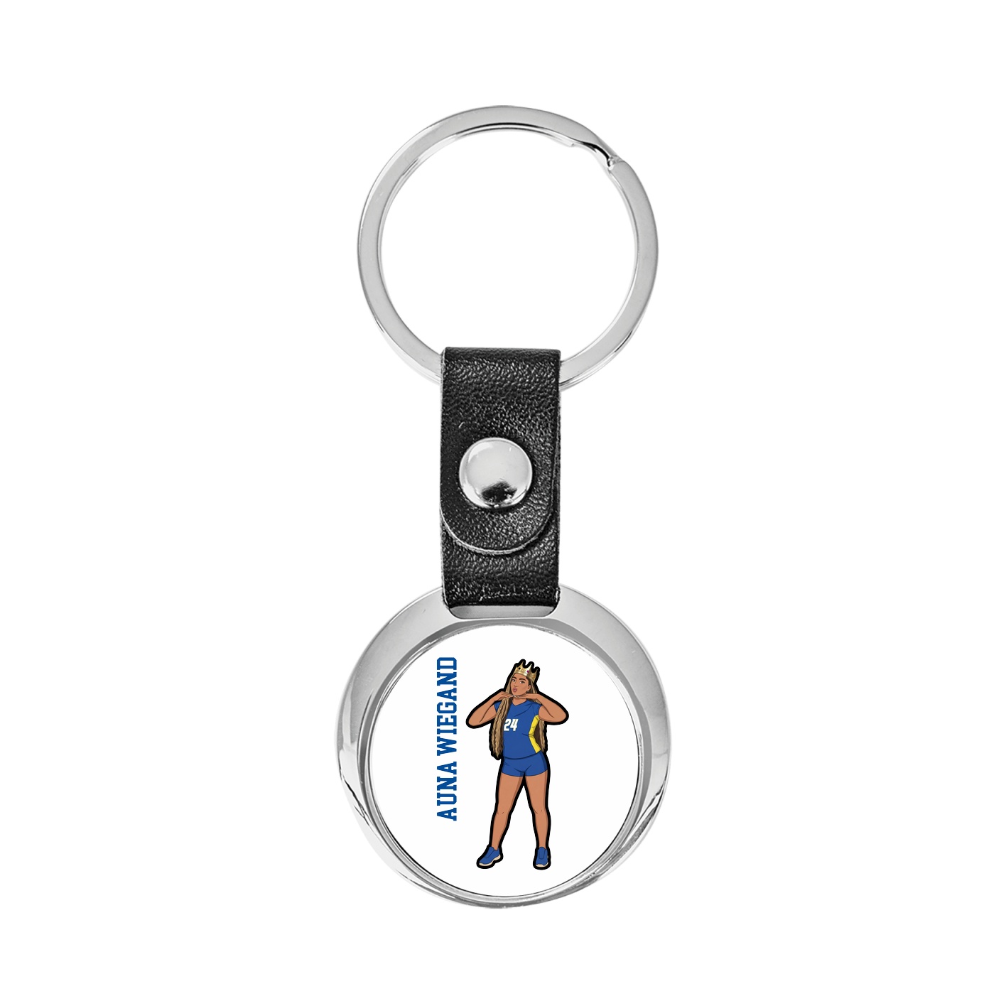 Key Chain — Name Vertical in Classic