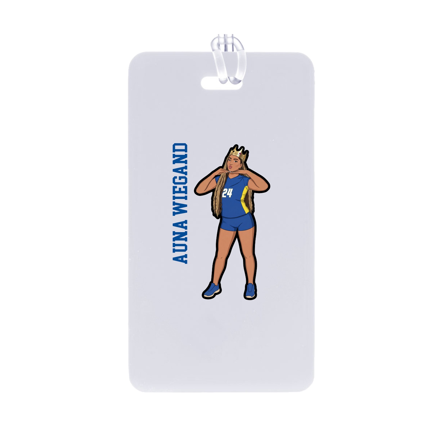 Bag Tag — Name Vertical in Classic
