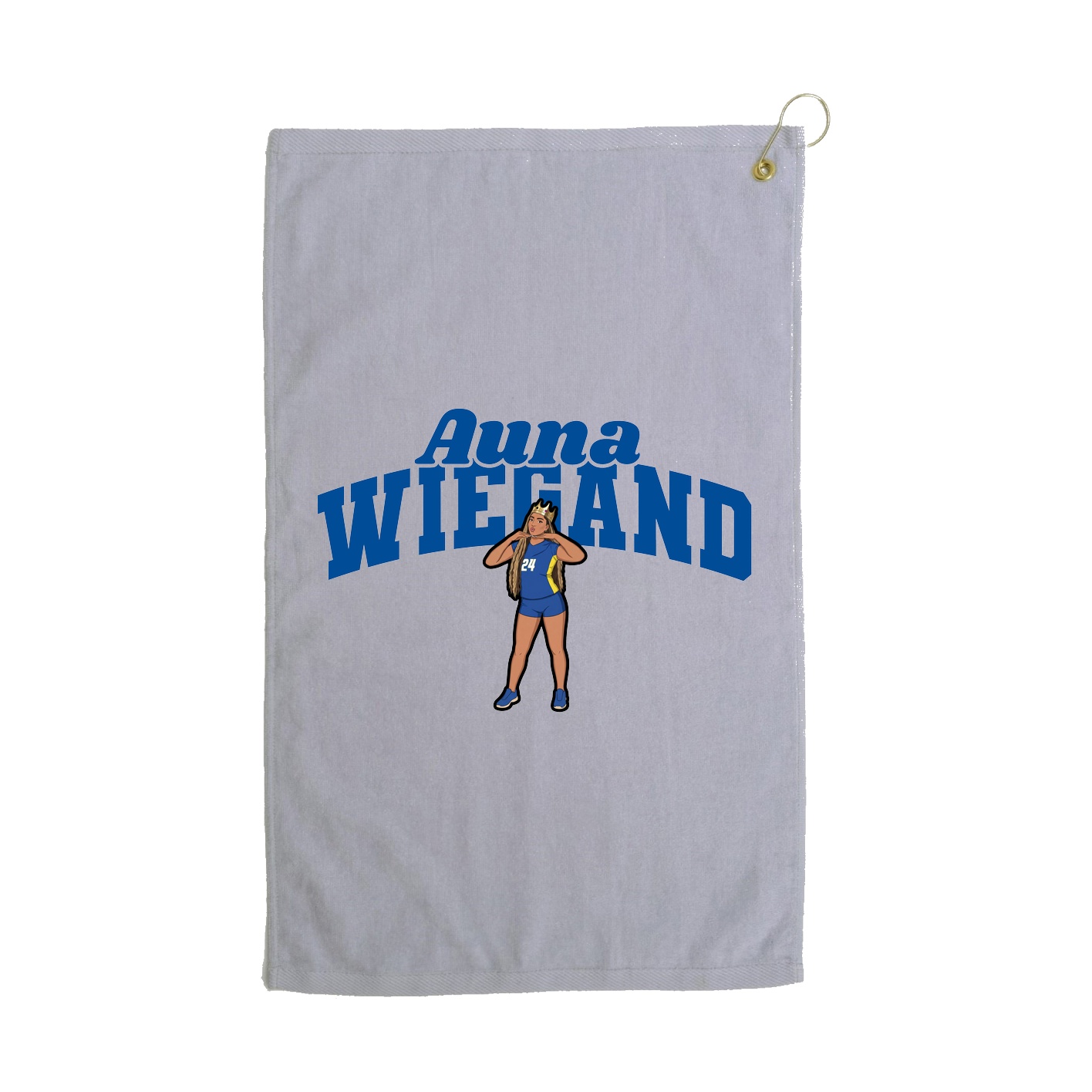 Golf Towel — Signature Arch in Grey