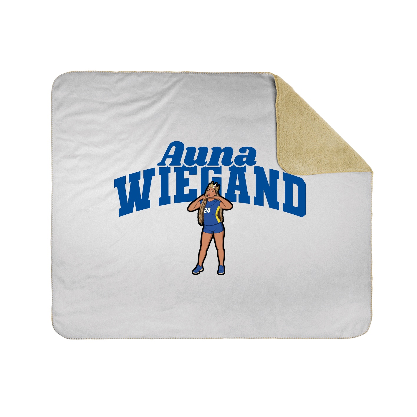 Throw Blanket — Signature Arch in White