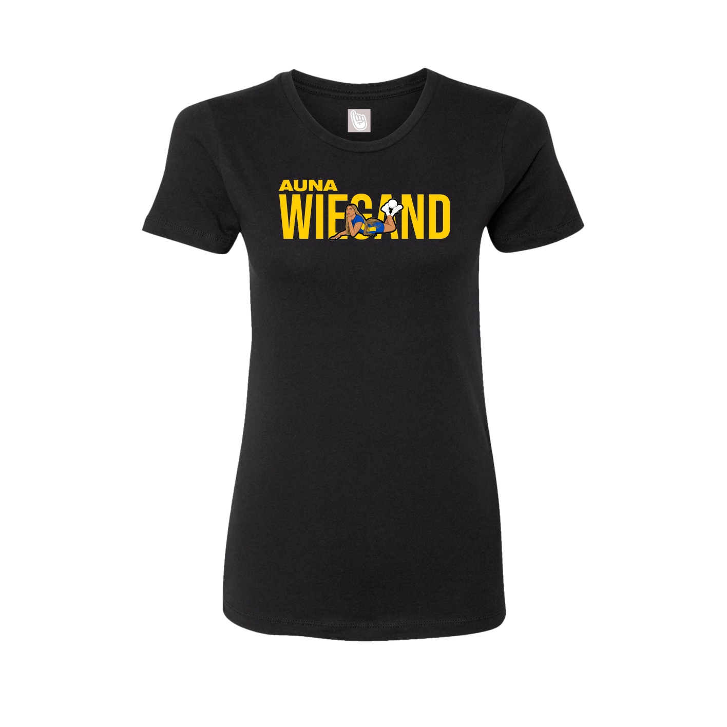 Womens Tee — Player Name in Black