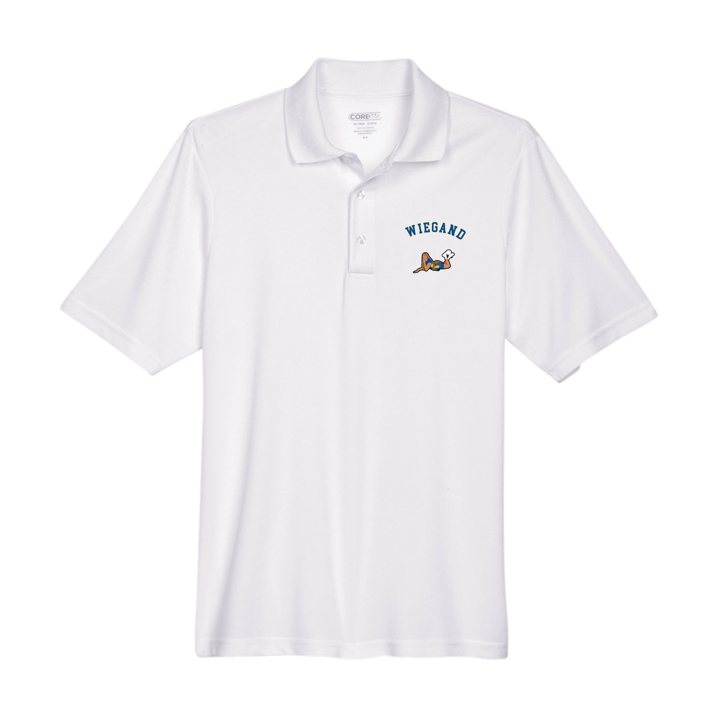 Performance Polo — Shirsey Arch in White