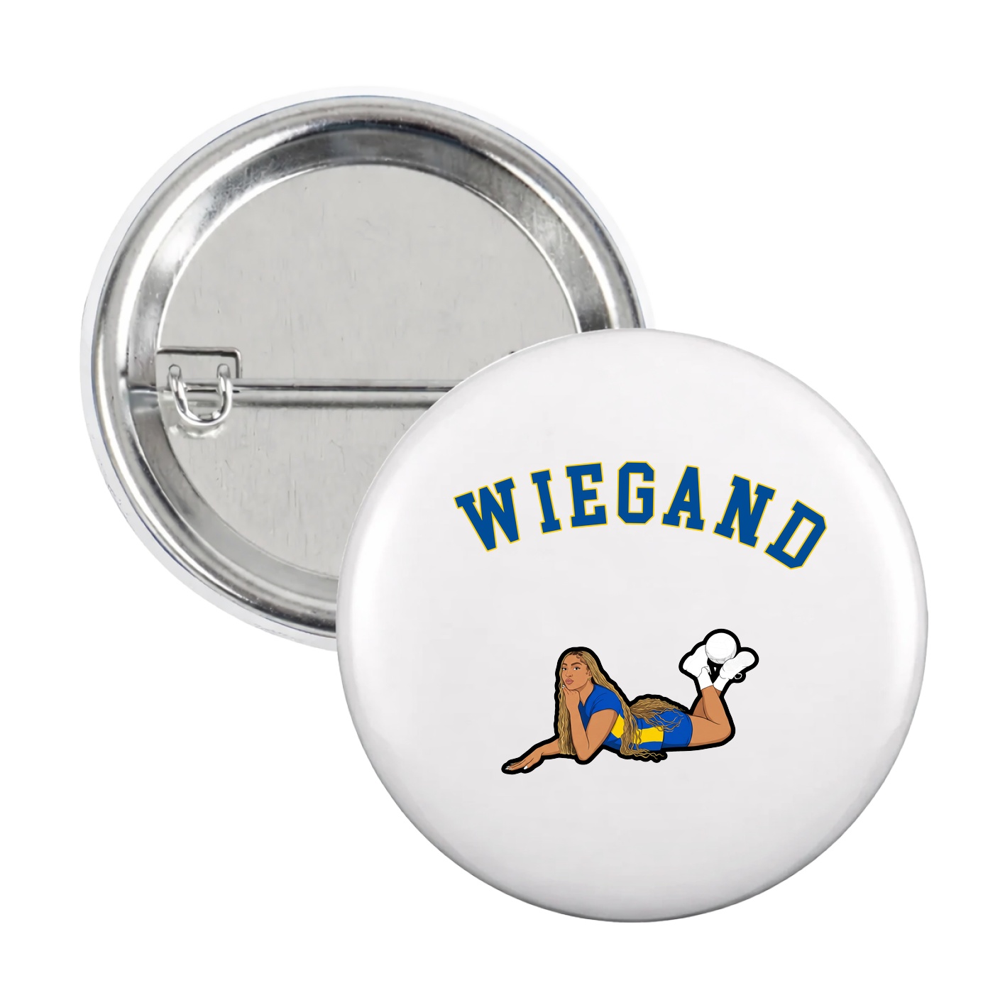 Game Day Button — Shirsey Arch in White