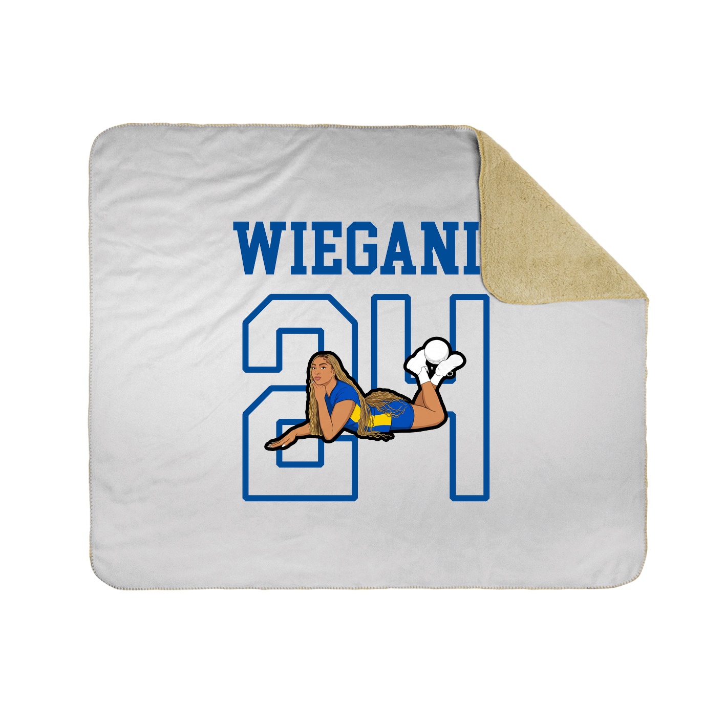 Throw Blanket — Shirsey in White
