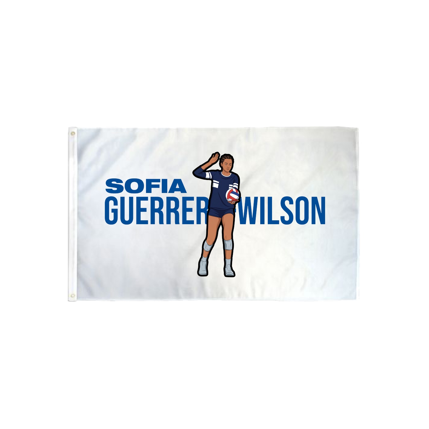 3x5 Flag — Player Name in Classic