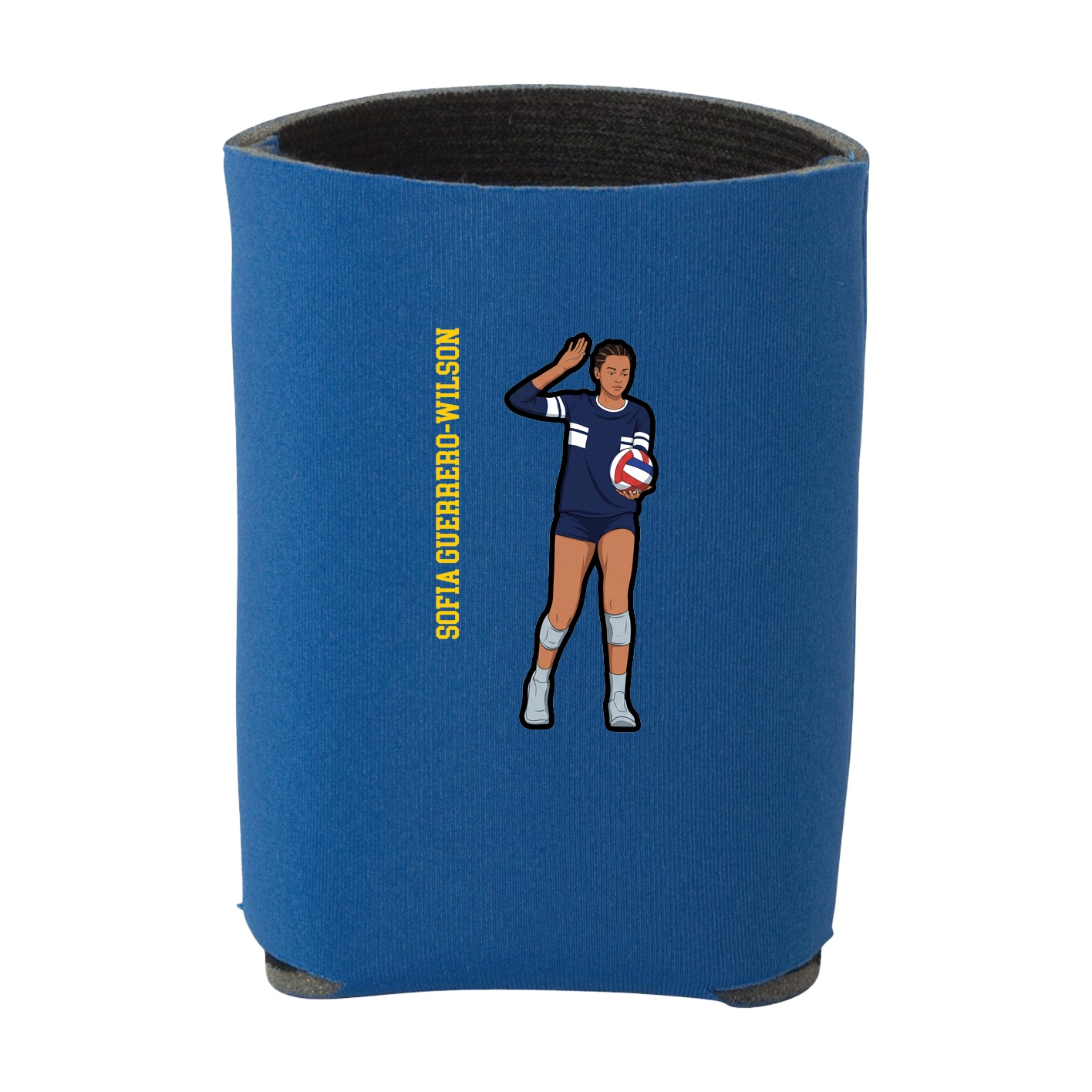 Can Holder — Name Vertical in Royal