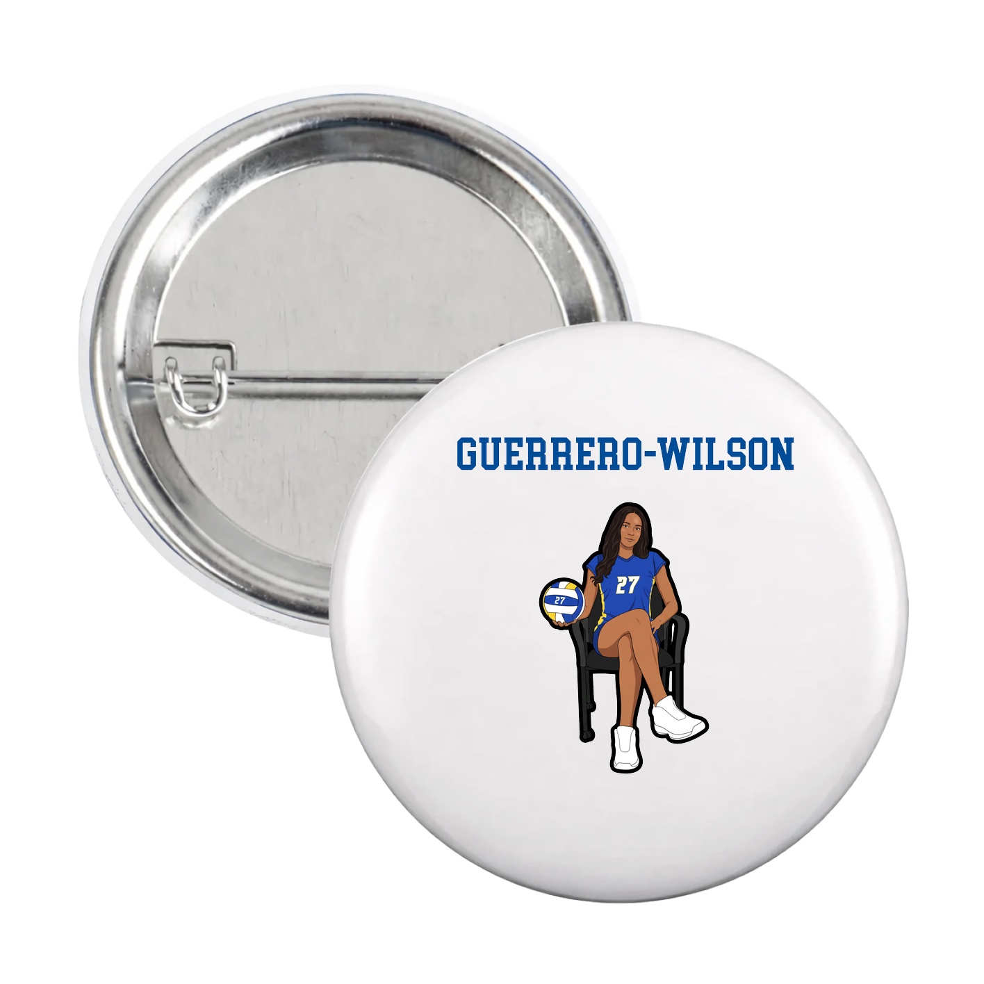 Game Day Button — Shirsey in White