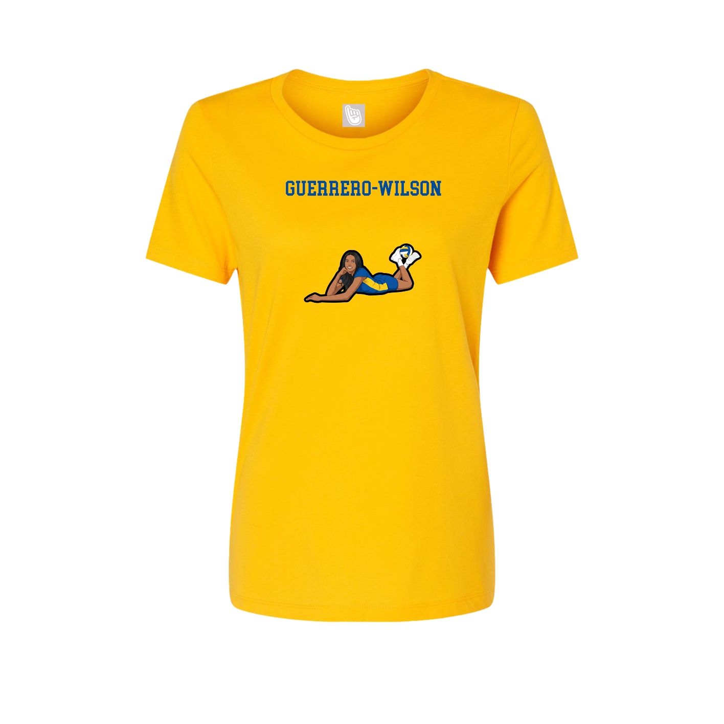 Fitted Women's Tee — Shirsey in Gold