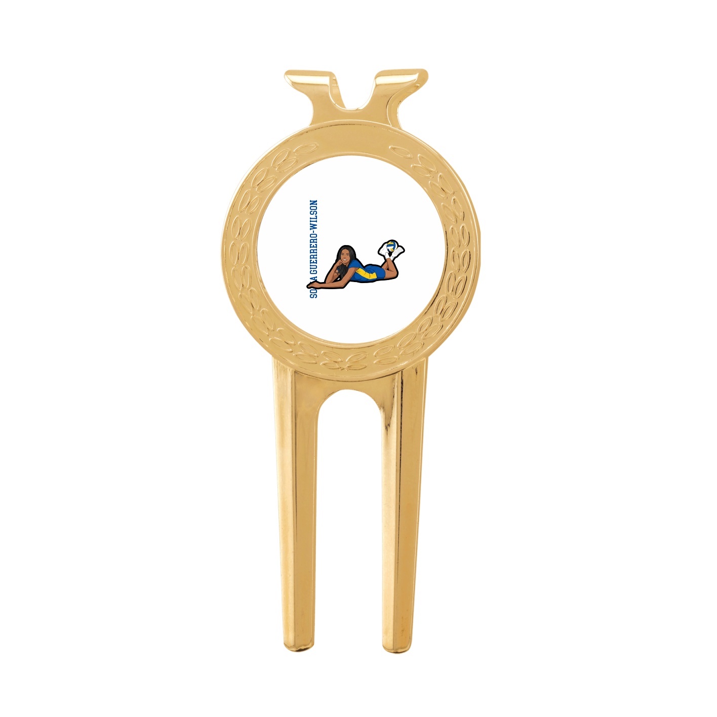 Divot Tool with Ball Marker — Name Vertical in Classic