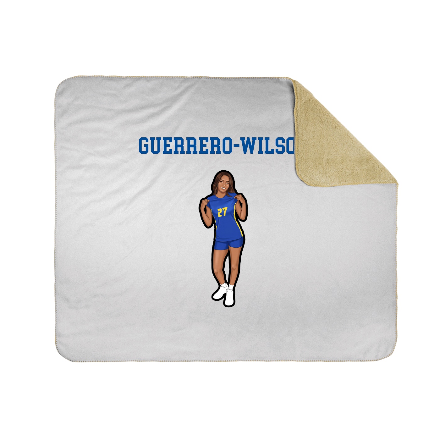 Throw Blanket — Shirsey in White