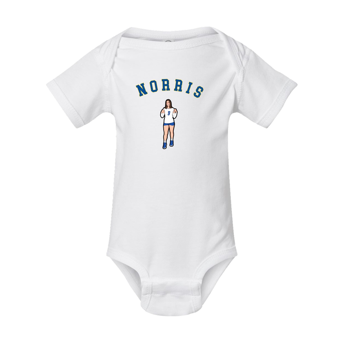 Baby Onesie — Shirsey Arch in White