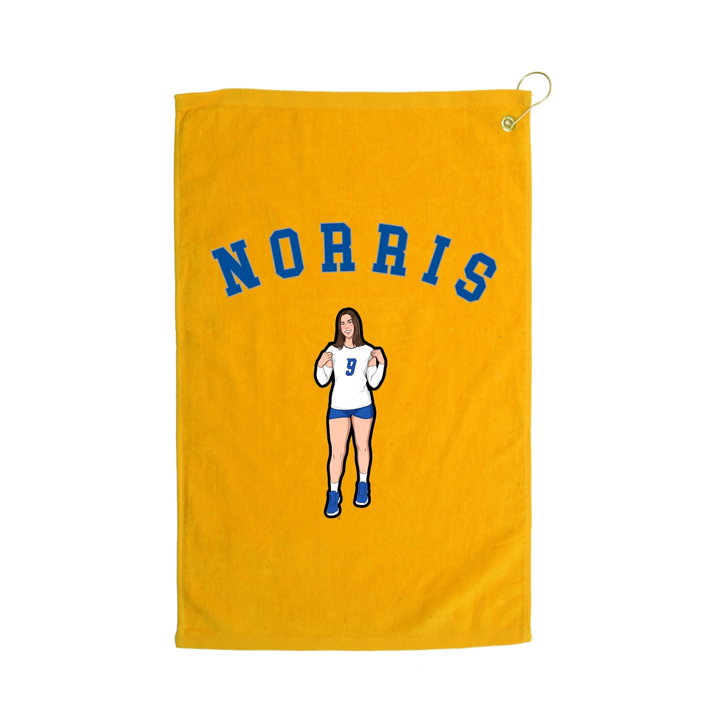Golf Towel — Shirsey Arch in Gold