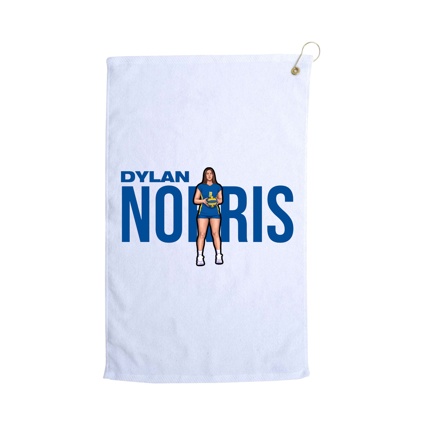 Golf Towel — Player Name in White