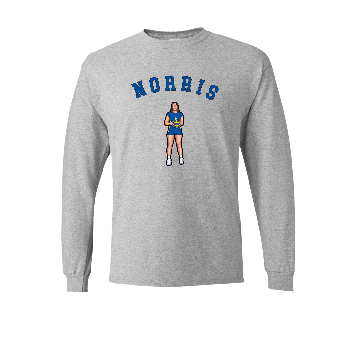 Long Sleeve Tee — Shirsey Arch in Grey