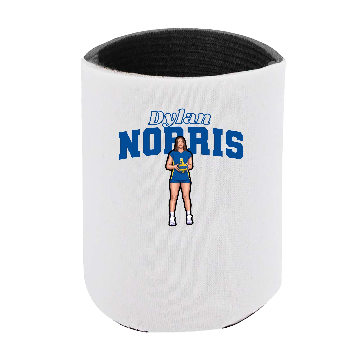 Can Holder — Name Arch in White