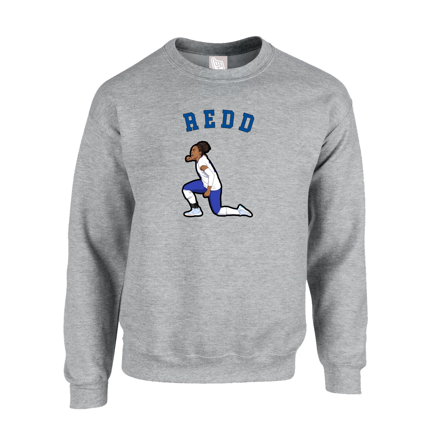 Fleece Crew — Shirsey Arch in Grey
