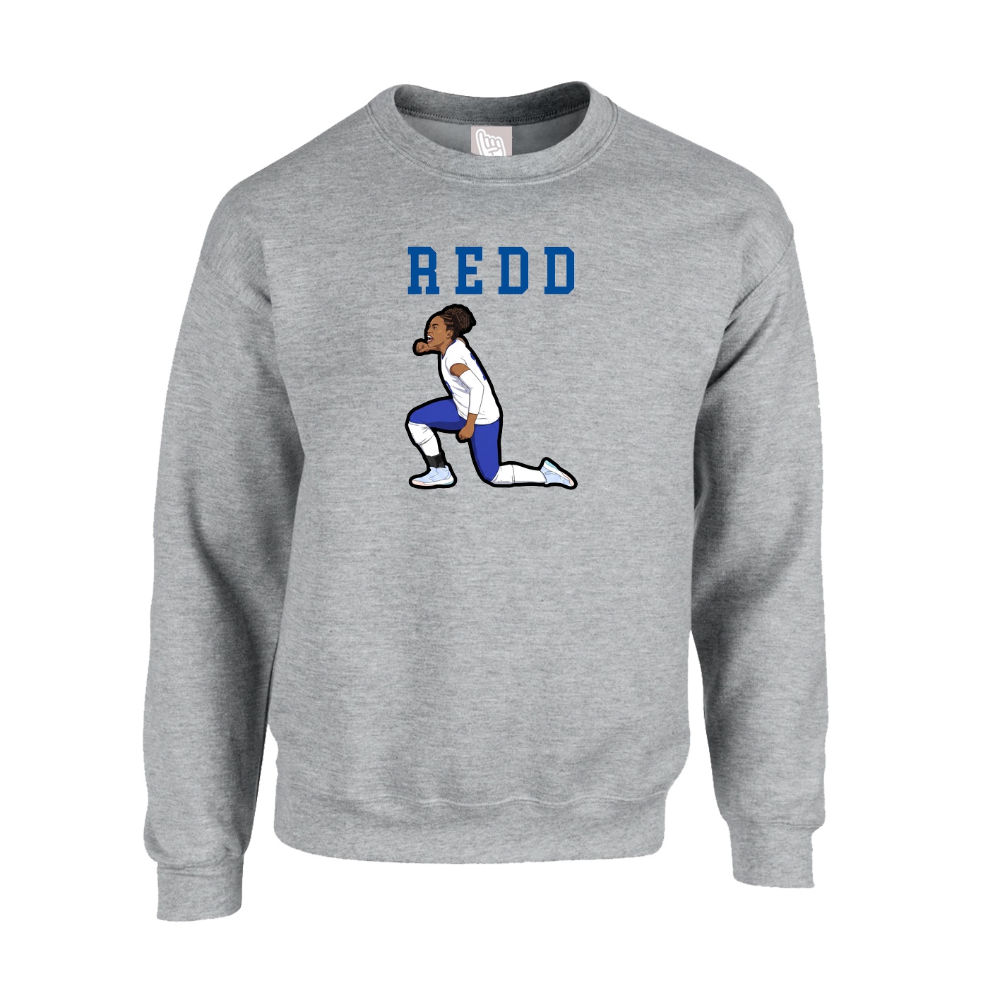 Fleece Crew — Shirsey in Grey